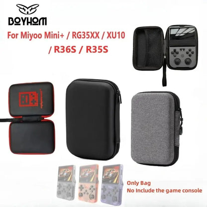 Protective Storage Case for Miyoo Mini Plus, R36S, R35S & Anbernic RG35XX/XU10 – Portable Game Console Carry Bag