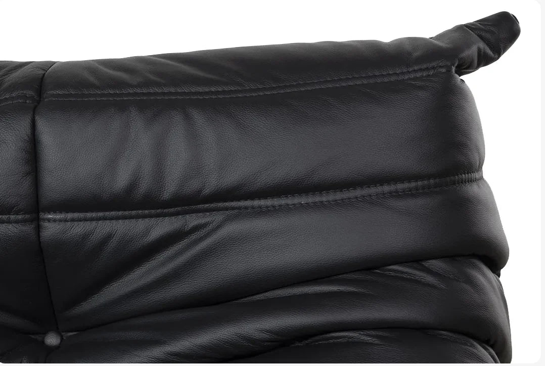 Caterpillar Togo Single Sofa – Tatami-Style Leisure Chair for Living Room or Bedroom, Reading & Relaxing Seat