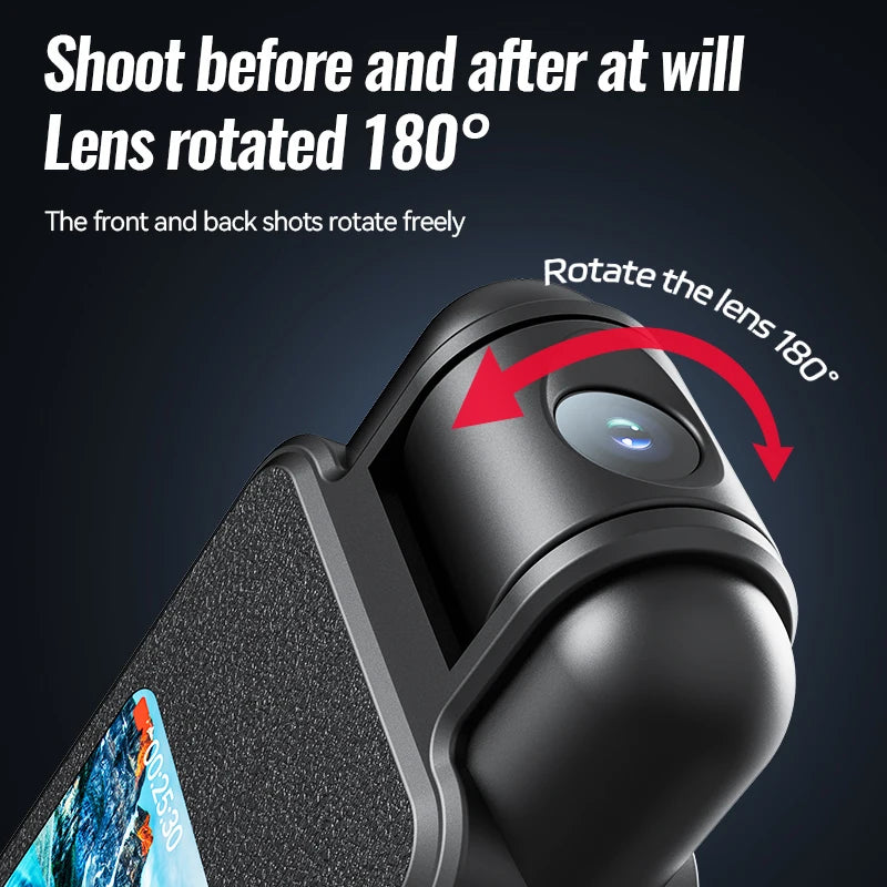 1080P Mini Cycling Camera - Compact Sports DV DVR Audio Video Recorder with Back Clip for Cycling, Riding and Outdoor Use