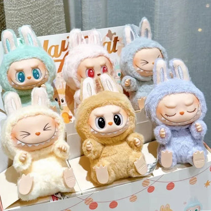 High-Quality Macaron 2 The Monsters Labubu Sitting Party Vinyl Plush Blind Box – Decorative Collectible Doll Gift