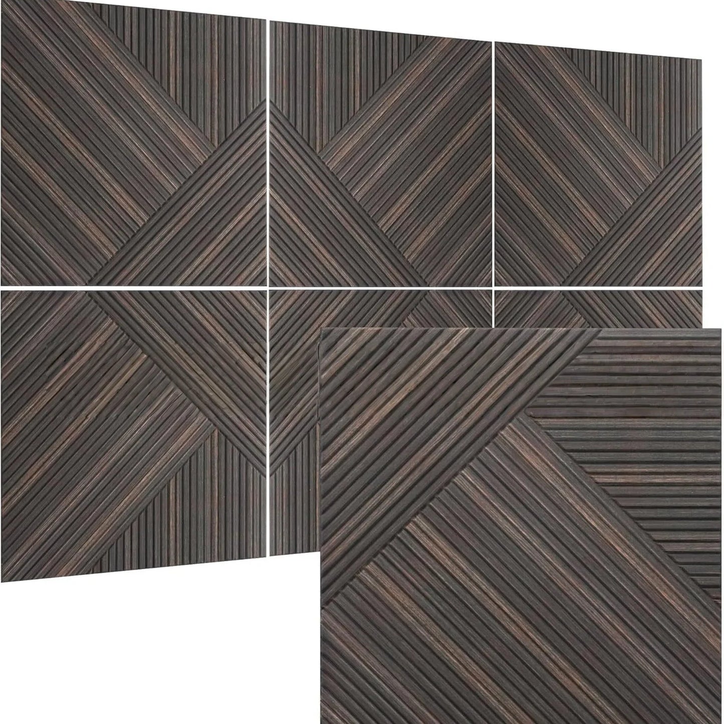 2D PVC Wall Panels - Decorative Peel-and-Stick Wall Stickers for Stylish Home Interior Accent Walls