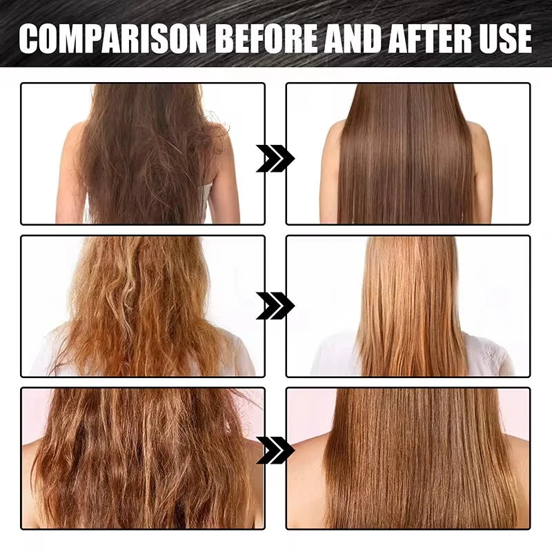 Natural Repair Hair Mask – Professional Treatment for Dryness, Split Ends, Damage, Frizz & Tangles, 5-Second Soft Smooth Care