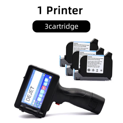 12.7mm Handheld Inkjet Printer 2588+ – QR Code, Barcode, Date & Logo Coding Machine with 25 Languages Support