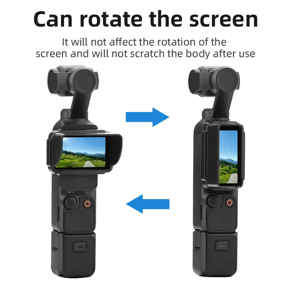 DJI Osmo Pocket 3 Sun Shade — Quick Release Lightweight Camera Screen Cover