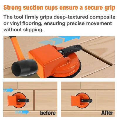 Floor Gap Repair Tool with Strong Suction Cup – Joint Fixer for Wood, Tile & PVC Flooring Installation