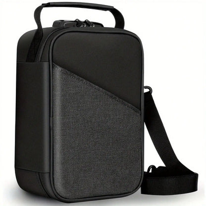 Unisex Smell-Proof Pouch with Combination Lock – Secure Stash Bag for Storage & Travel Gifts