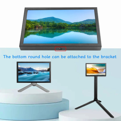 7 Inch Mini TFT Monitor – 1024x600 High-Resolution LCD Screen with HD/VGA/AV Input for Laptop & Home Security Camera