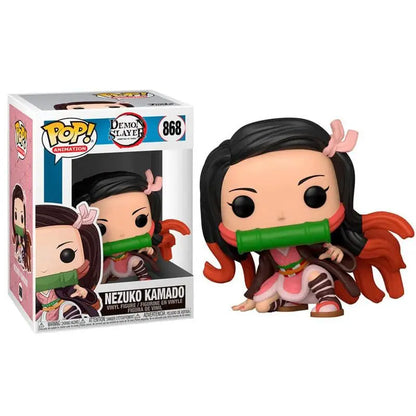 Demon Slayer Anime Figure Set – Kamado Tanjiro, Nezuko, Zenitsu & Inosuke Peripherals Toy Doll Birthday Gift