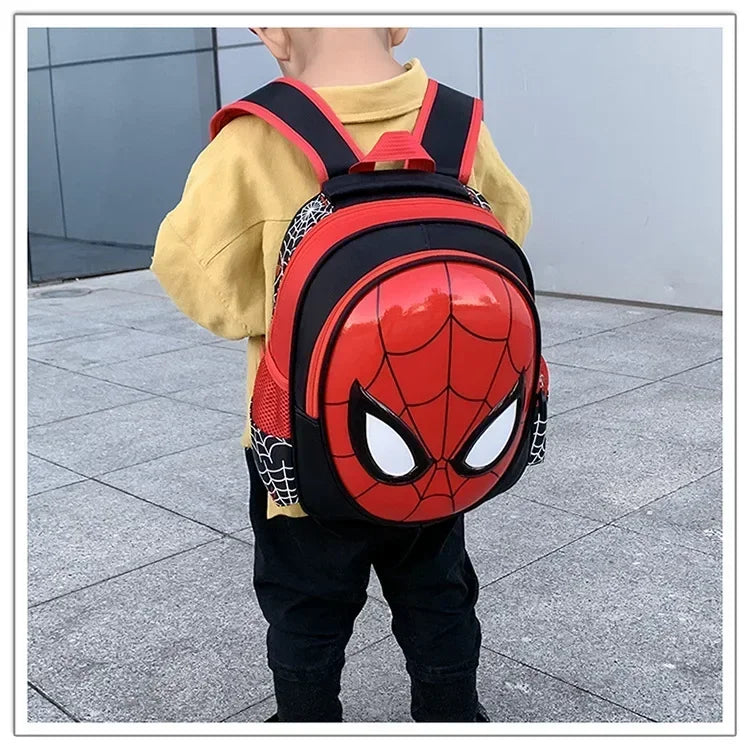 Disney Cartoon Animal Design Backpack – 3D Pattern Schoolbag for Boys, Kindergarten Gift