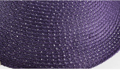 Women’s Summer Bow Ribbon Panama Hat – Beach Straw Cap Bonnet, Stylish Sun Hat for Women