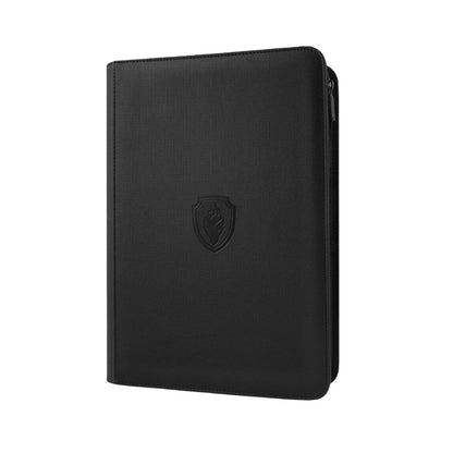 9-Pocket Zipper Card Binder - 360 Trading Card Holder Book, Premium PU Cover, Durable Side Loading Card Binder