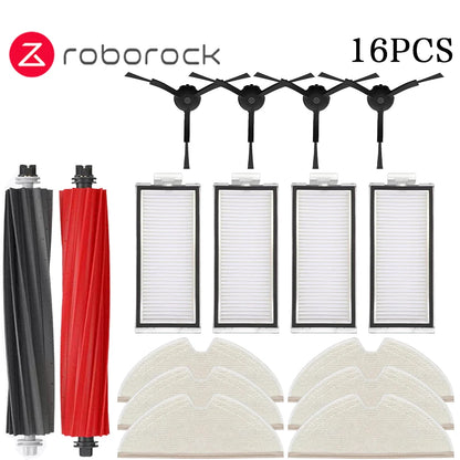Roborock Q8 Max, Q5 Pro Replacement Parts – Main Brush, Side Brush, HEPA Filter, Mop & Dust Bag Accessories