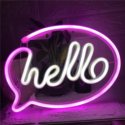 LED Neon Sign – USB/Battery Powered Customizable Wall Light for Bar, Bedroom, Game Room, Wedding Party, and Christmas Gift