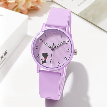 Women’s Casual Quartz Watch – Silicone Strap Wristwatch Gift for Ladies