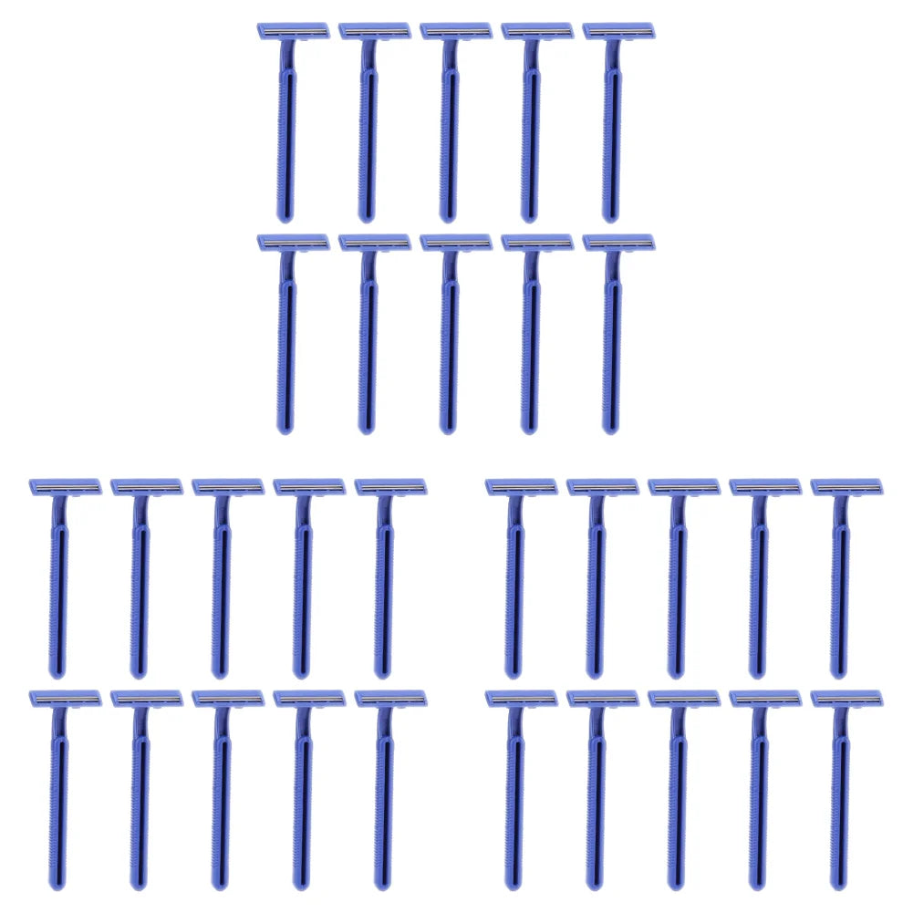 Disposable Whisker Shaver Set – 300+10PCS Stainless Steel 2-Layer Blade Razors for Men & Women
