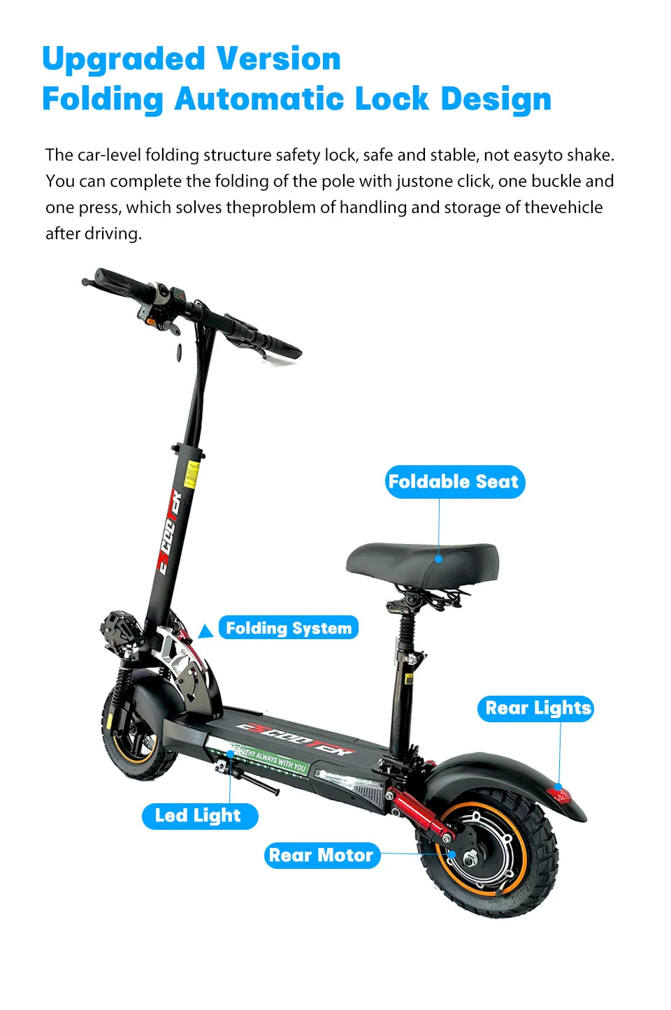 Adult Electric Scooter 48V 800W — EU/USA Warehouse, 13Ah-16Ah, Lightweight Long-Range 35-55km Kick Scooter