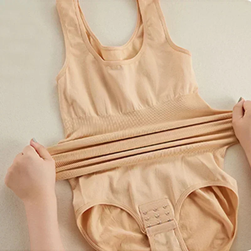 1/2PCS Women’s Bodysuit Shapewear — Slimming Corset Body Shaper Underwear with Tummy Control Briefs, Fits 35-110kg