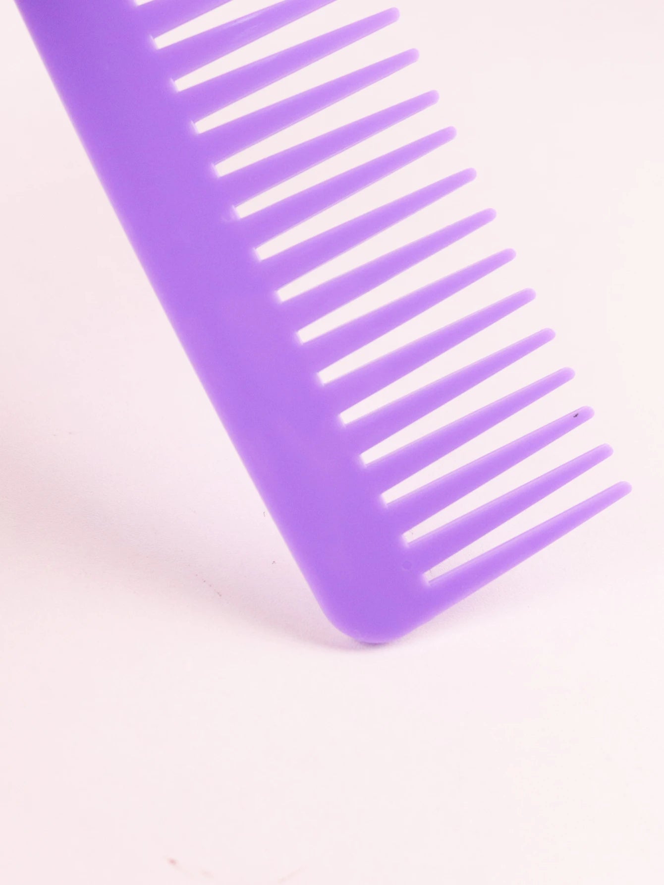 Thick Plastic Heat-Resistant Salon Comb – Anti-Static Long & Wide Tooth Comb for Real Hair Wigs