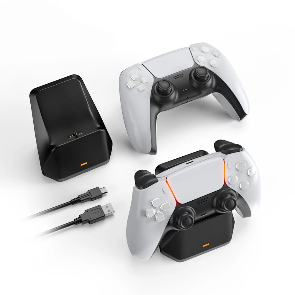 PS5 Controller Charging Dock - USB Single Charging Station for PlayStation 5 Gamepad