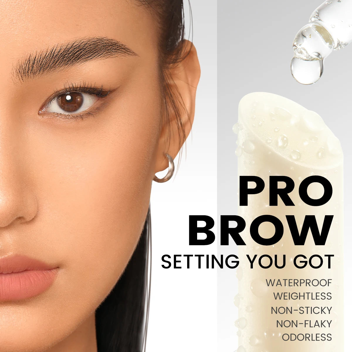 FOCALLURE 3D Eyebrow Gel Pencil – 2-in-1 Waterproof, Long-Lasting Eyebrow Wax & Enhancer Makeup Tool