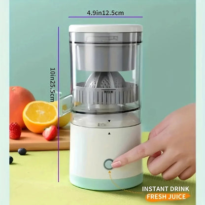 Portable Electric Juicer | Wireless USB Rechargeable Orange & Lemon Squeezer | Slow Juicers for Household Kitchen