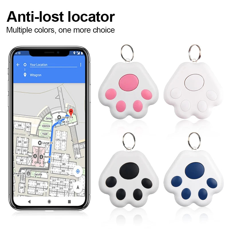 Mini GPS Bluetooth Tracker - Smart Anti-Lost Key, Bag, Kids & Pet Locator for iOS and Android