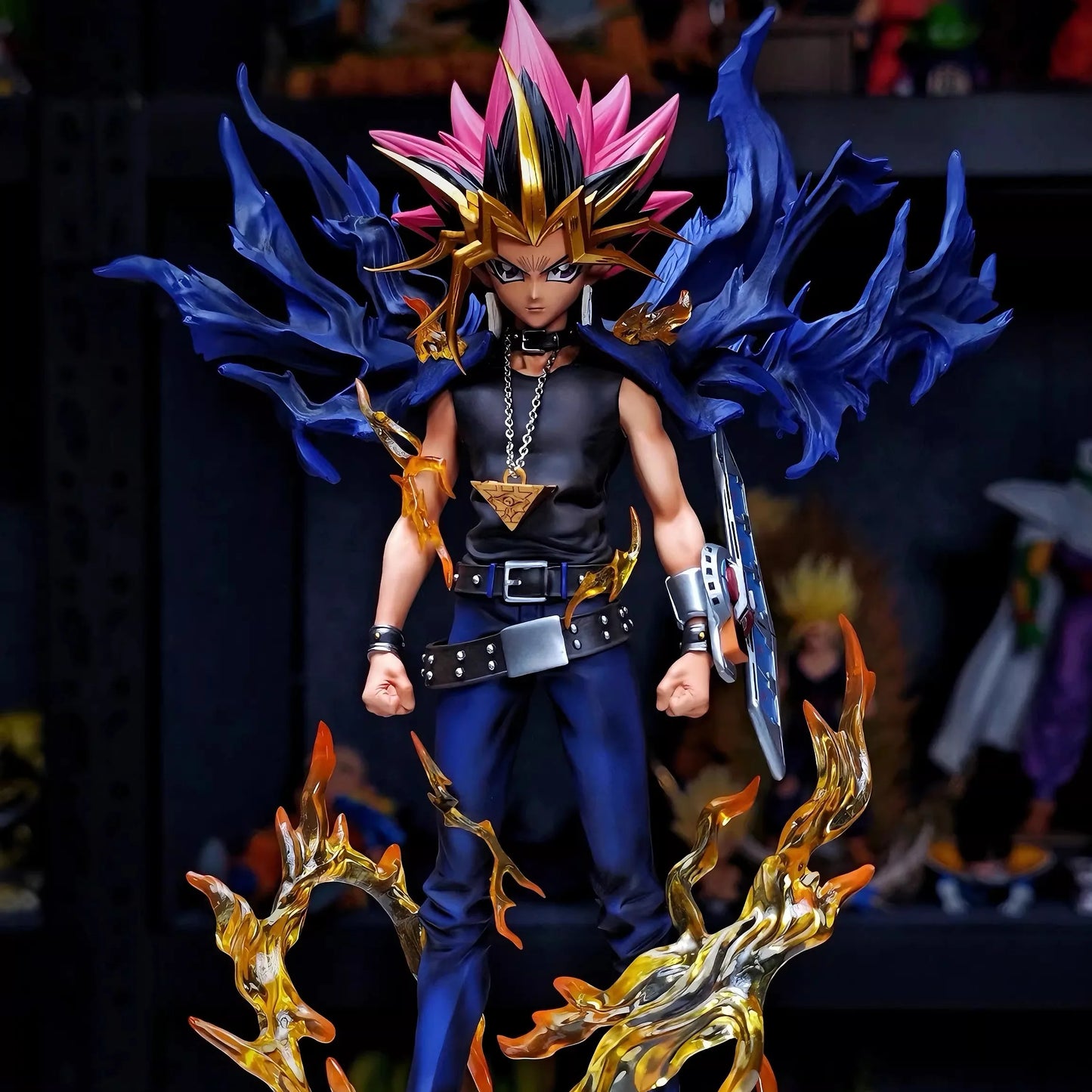 Yugi Muto Dark Game Action Figure - 28cm Duel Monsters PVC Statue, Collectible Ornament & Kids Toy Gift