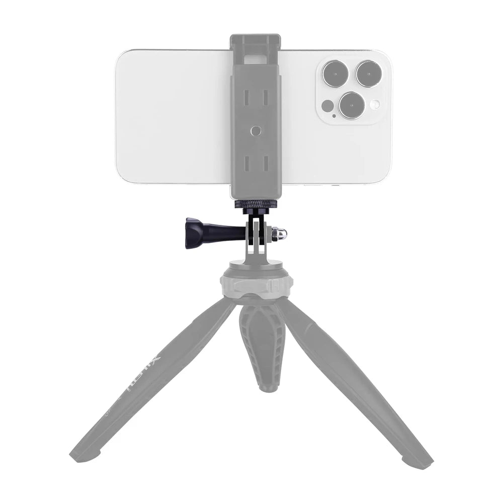 Aluminum Alloy 1/4" Conversion Mount Adapter – Compatible with GoPro Hero 9–13, Insta360, SJCAM, AKASO & DJI Osmo Action Cameras