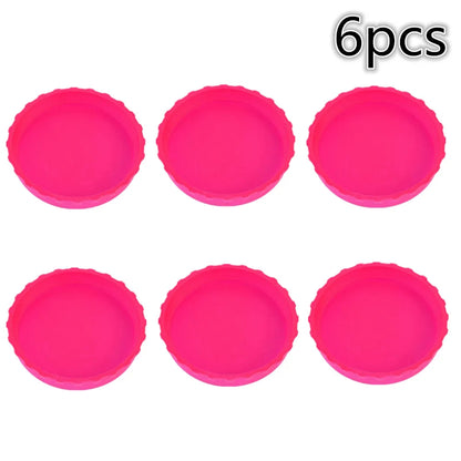 Reusable Beverage Can Covers - Silicone Soda Can Lids, Leak-Proof Sealing Protectors for Cans & Bottles