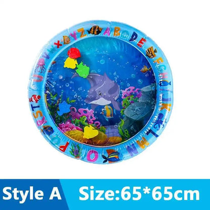 Cats & Dogs Inflatable Water Play Mat — Thickened Sensory Water Bed with Fish for Pet Interactive Fun