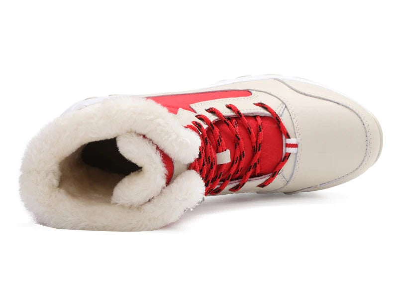 Women’s Snow Boots — Non-Slip Waterproof Fur-Lined Platform Ankle & Thigh-High Winter Boots with Wedges