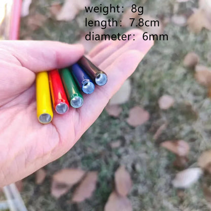 Portable Metal Smoke Tube Press – Multicolor Aluminum Alloy Spring Tubes