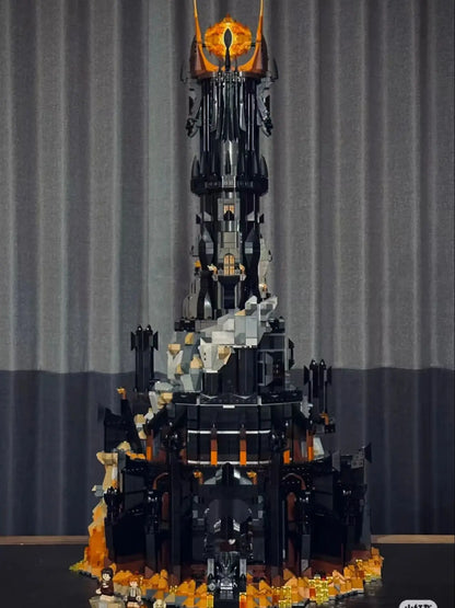 5471pcs Black Tower Dark Building Blocks Set – Large MOC Model Bricks Kit Toy Gift for Boys & Adults