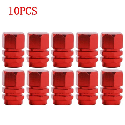 4/10PCS Aluminum Car Tire Valve Stem Caps – Waterproof Airdust-Proof Rim Covers