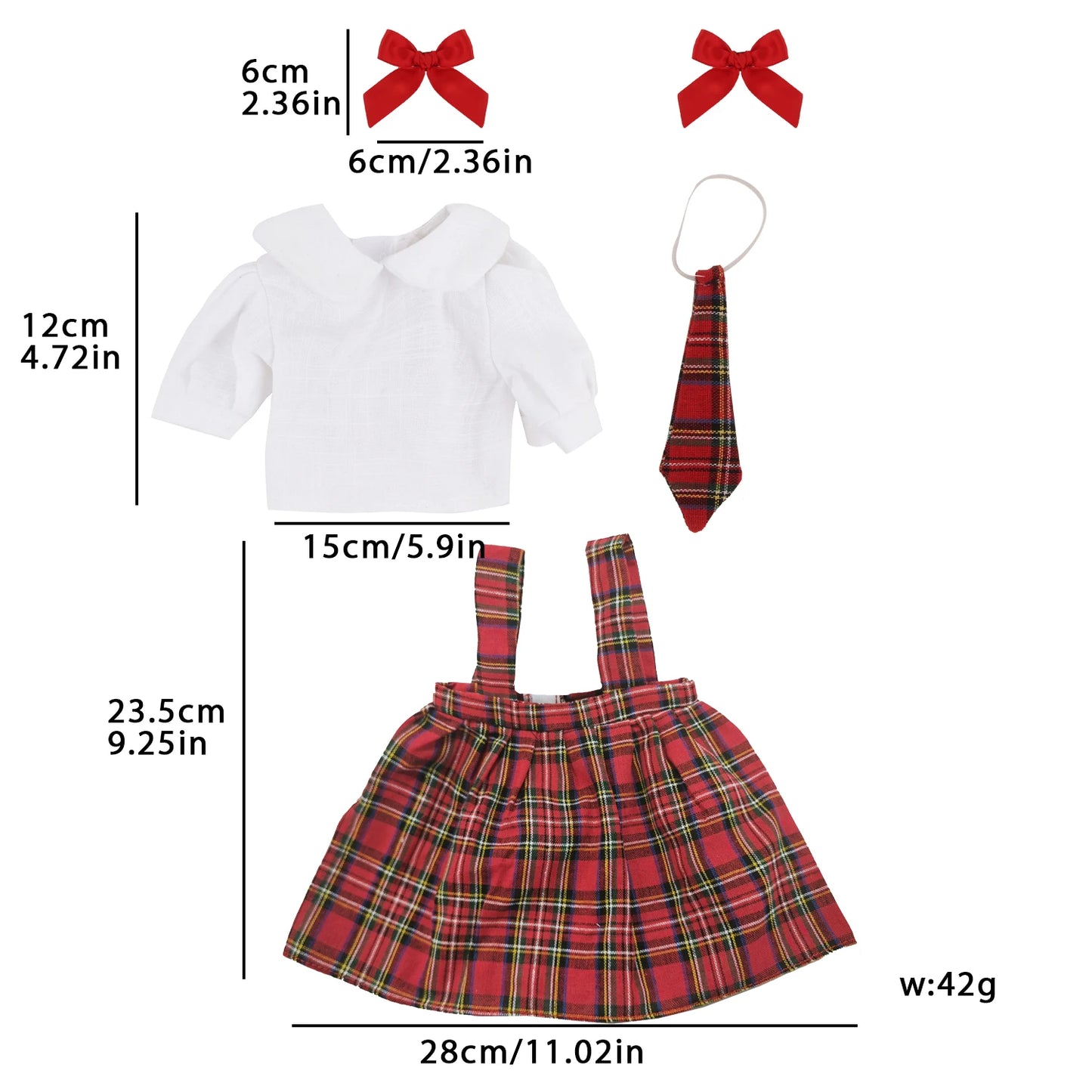 Doll Clothing Set – Firefighter, Student, Graduation, Artist & Athlete Outfits for 18-Inch American & 43cm Baby Newborn OG Girl Dolls