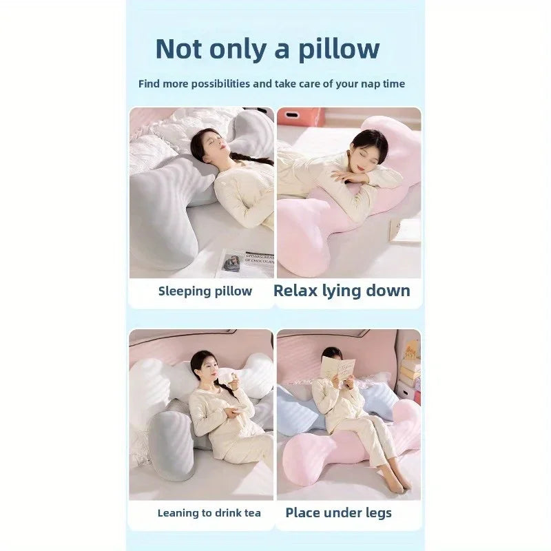 Ice Silk Cooling Body Pillow - Summer Sleeping & Leg Hugging Pillow for Women