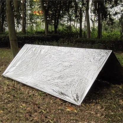 4 Pack Emergency Survival Blankets - Waterproof Windproof Thermal Foil Rescue Sheets for Camping, Hiking & First Aid Kit
