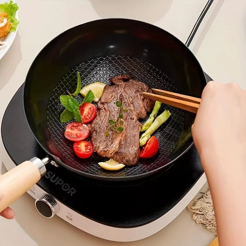Mini Non-Stick Frying Pan – Iron Omelette & Wok Pan for Kitchen Cooking