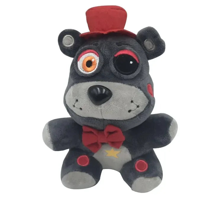 Five Nights at Freddy’s Plush Toy Set – Cute FNAF Stuffed Dolls Bonnie, Bear, Foxy & Freddy for Kids Gift