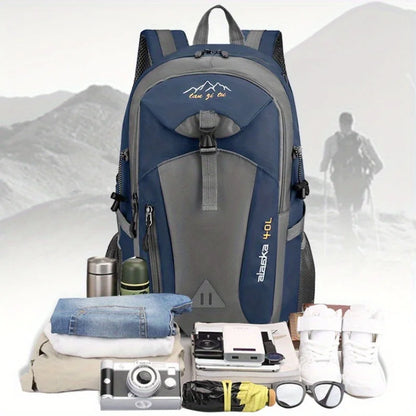 New 40L Outdoor Hiking Backpack – Men’s & Women’s Sports Shoulder Bag for Leisure & Travel, Large Capacity