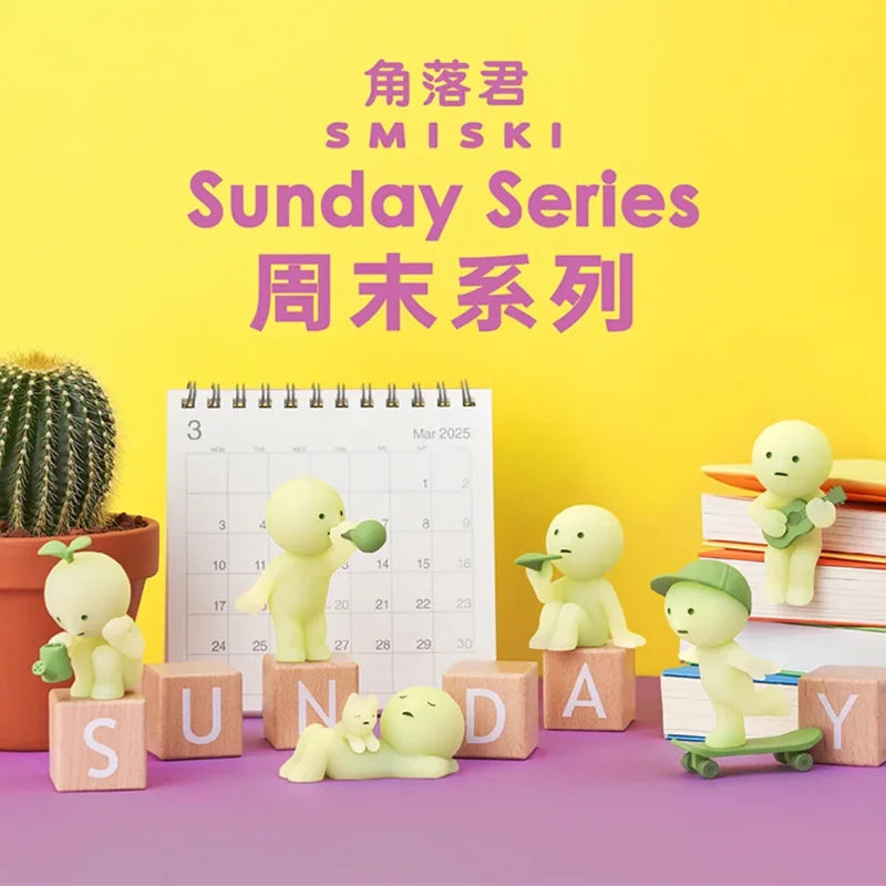 Genuine SMISKI Sunday Series Blind Box – Cute Handmade Elf Night Light Toy, Full Box with Hidden Figures