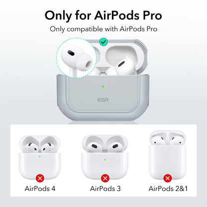 ESR AirPods Pro 2 Case with Lanyard – MagSafe Compatible Cover for AirPods Pro (2023/2022/2019) with USB-C/Lightning Cable