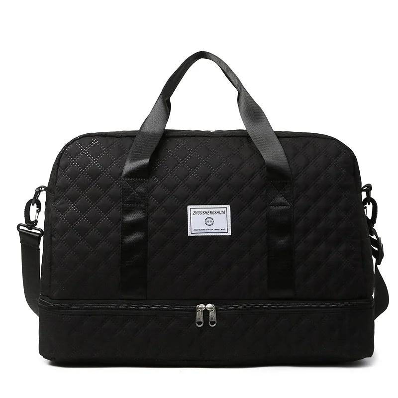 Short Trip Travel Bag – Large Capacity Waterproof Handbag with Dry & Wet Separation for Men & Women