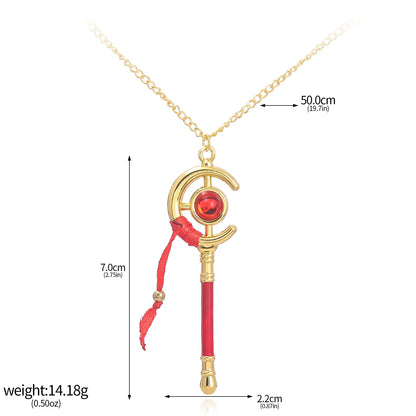 Frieren Magic Wand Keychain - Anime Cosplay Pendant Hanging Ornament and Decorative Gift