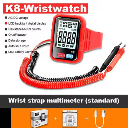 Auto-Range Digital Multimeter - NCV Voltage Detector with Capacitance Measurement for Electrical Testing & Repair