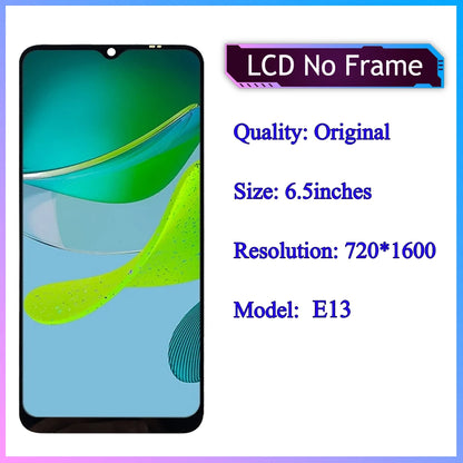 6.5" Original LCD Display Touch Screen Digitizer Assembly for Motorola Moto E13 – Repair Parts