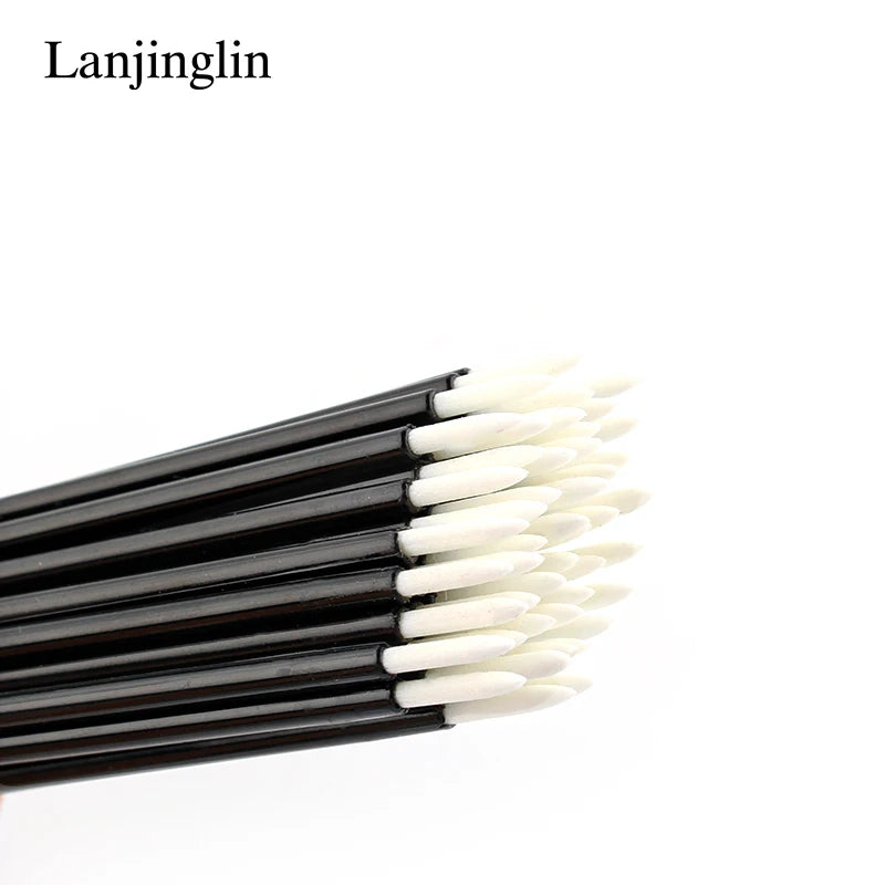 50Pcs Disposable Eyeliner Makeup Brushes - Eye Shadow & Eyeliner Wands for Lash Extensions and Beauty Tools