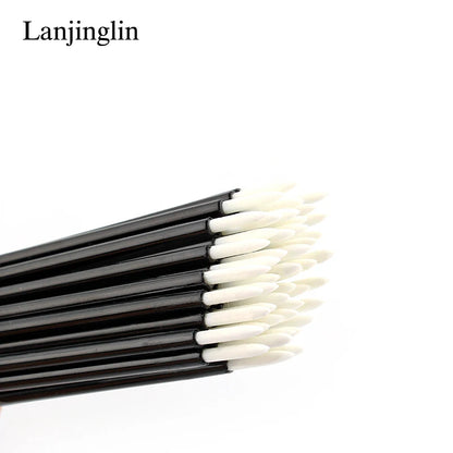 50Pcs Disposable Eyeliner Makeup Brushes - Eye Shadow & Eyeliner Wands for Lash Extensions and Beauty Tools