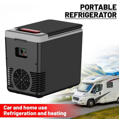 10L Portable Refrigerator - 12V Car & 220V Home Electric Cooler and Warmer Freezer