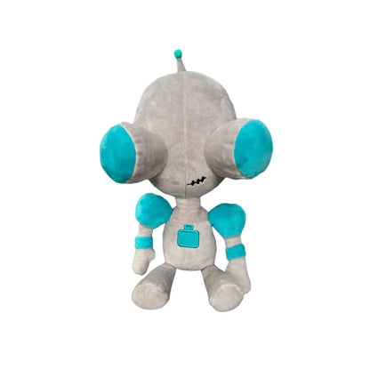 28cm Alien ET 3D Eyes Green Plush Toy – Invader ZIM GIR Dog Soft Stuffed Collectible, Christmas Gift for Children